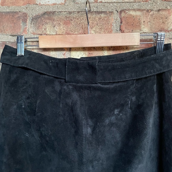 Zara Mod Suede Belted A Line Mini Skirt🖤 - Picture 7 of 11
